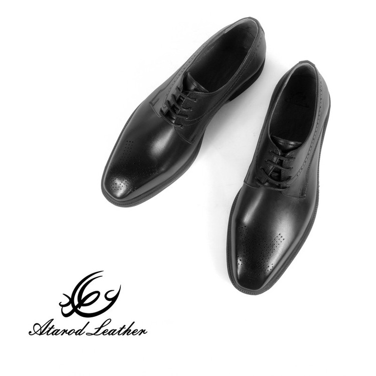 کفش مردانه چرم عطارد مدل چرم طبیعی کد SH244