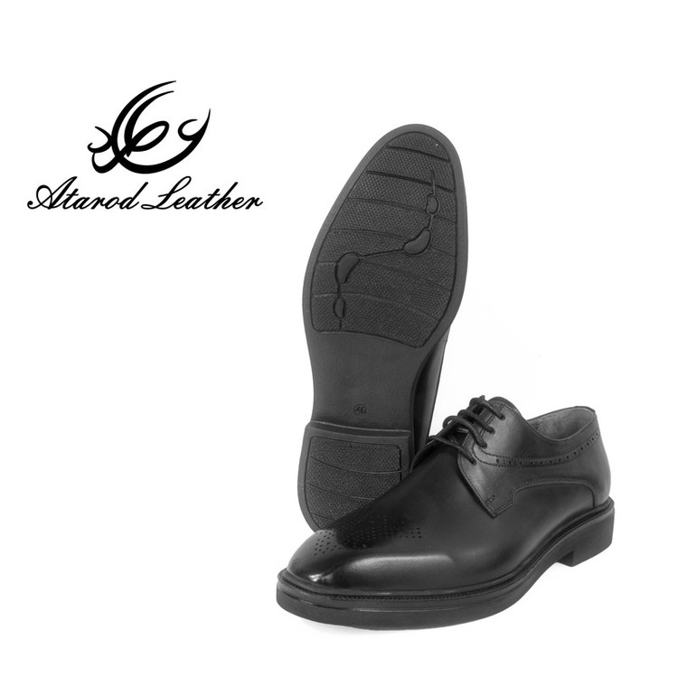 کفش مردانه چرم عطارد مدل چرم طبیعی کد SH244