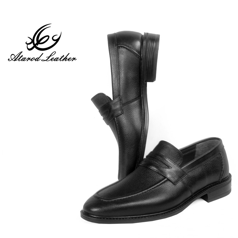 کفش مردانه چرم عطارد مدل چرم طبیعی کد SH247