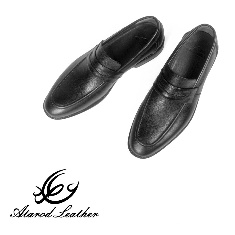 کفش مردانه چرم عطارد مدل چرم طبیعی کد SH247