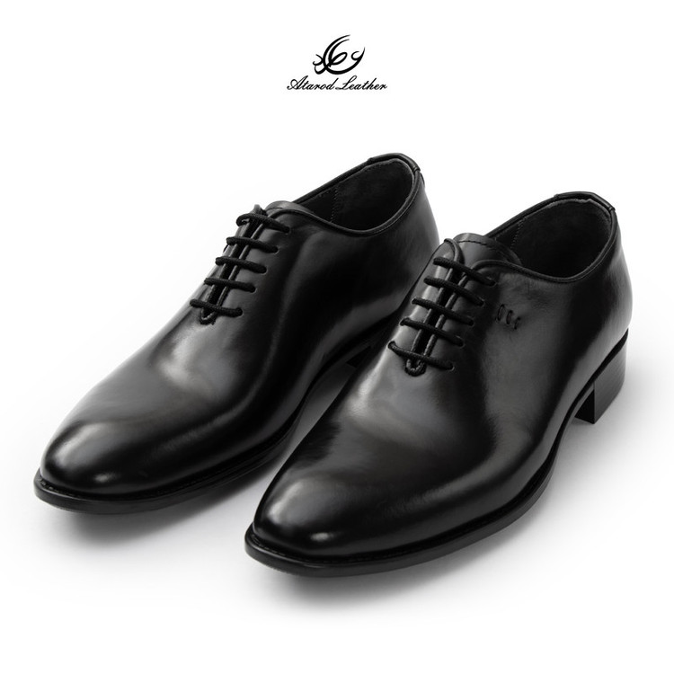 کفش رسمی مردانه چرم عطارد مدل چرم طبیعی کد SH369