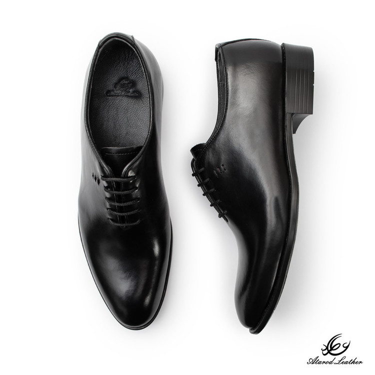 کفش رسمی مردانه چرم عطارد مدل چرم طبیعی کد SH369
