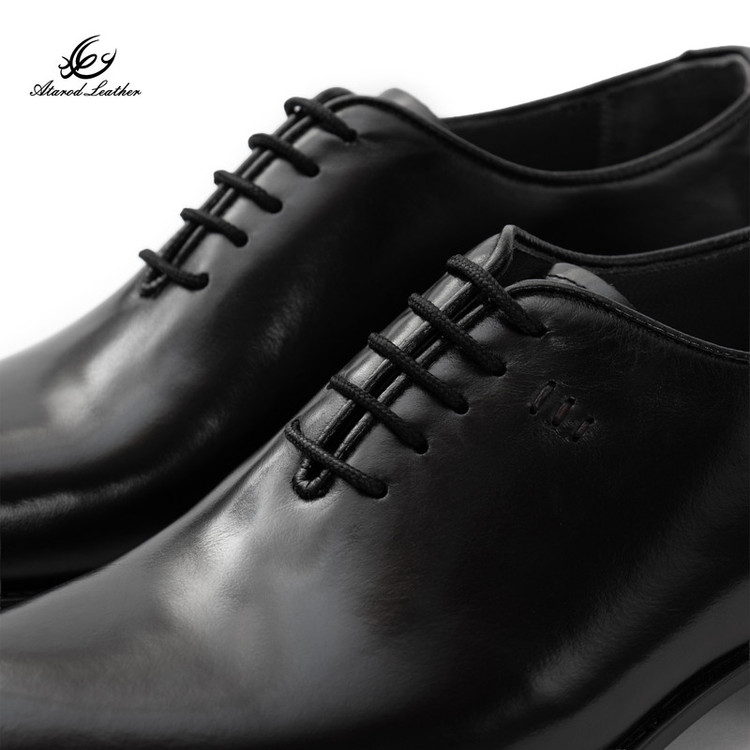 کفش رسمی مردانه چرم عطارد مدل چرم طبیعی کد SH369
