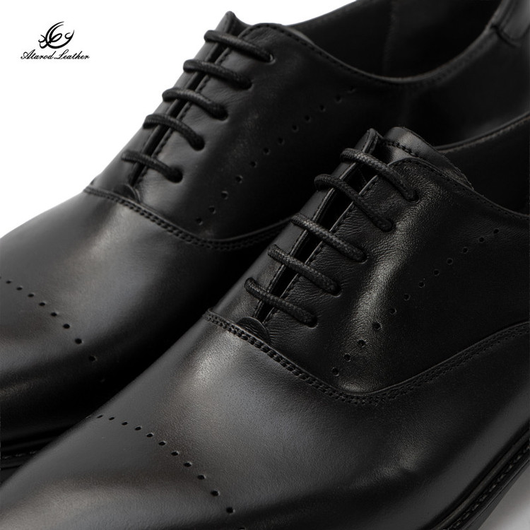 کفش رسمی مردانه چرم عطارد مدل چرم طبیعی کد SH364