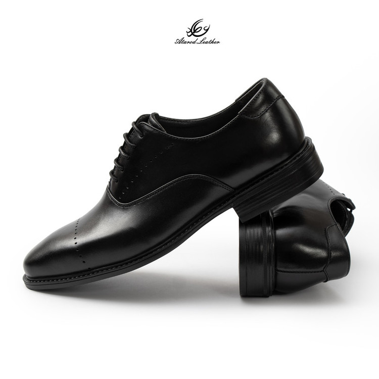 کفش رسمی مردانه چرم عطارد مدل چرم طبیعی کد SH364