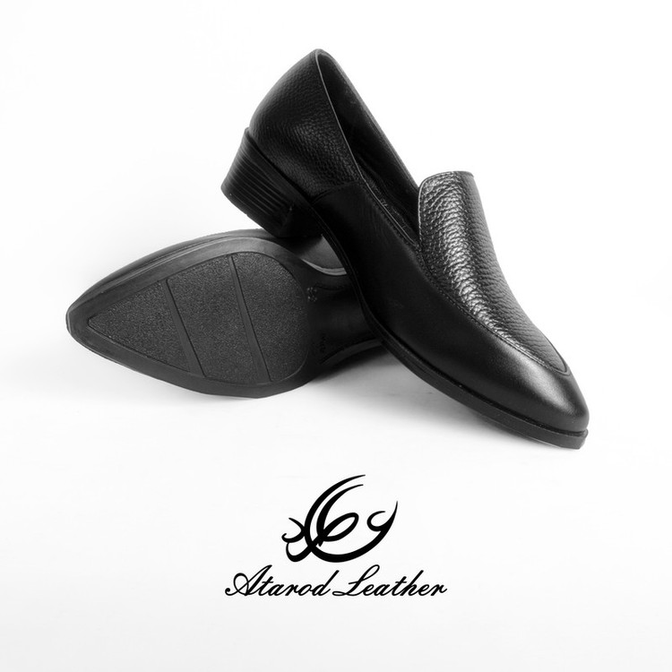 کفش زنانه چرم عطارد مدل چرم طبیعی کد SH144