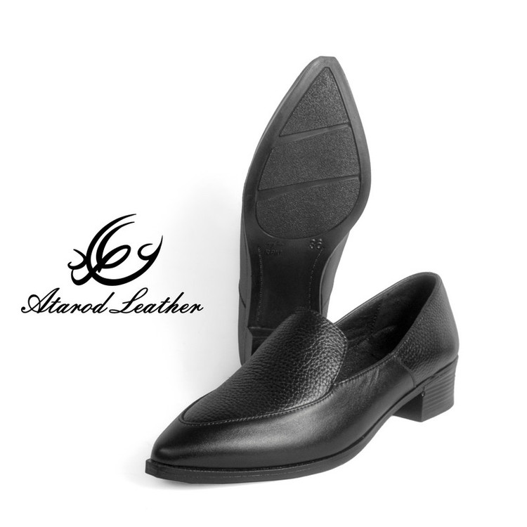 کفش زنانه چرم عطارد مدل چرم طبیعی کد SH144