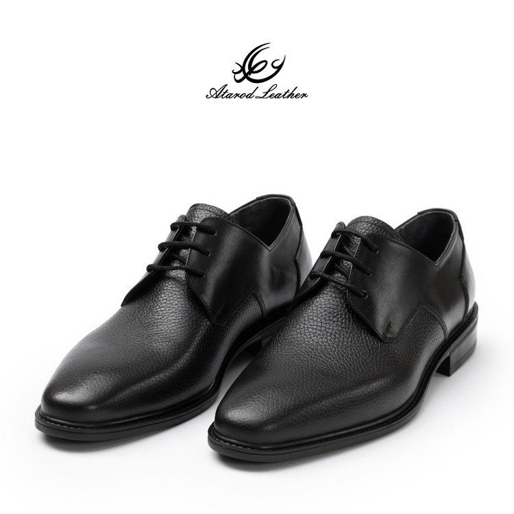 کفش رسمی مردانه چرم عطارد مدل چرم طبیعی کد SH350