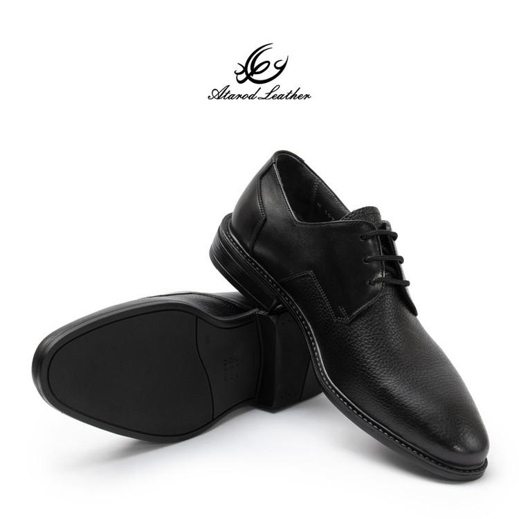 کفش رسمی مردانه چرم عطارد مدل چرم طبیعی کد SH350