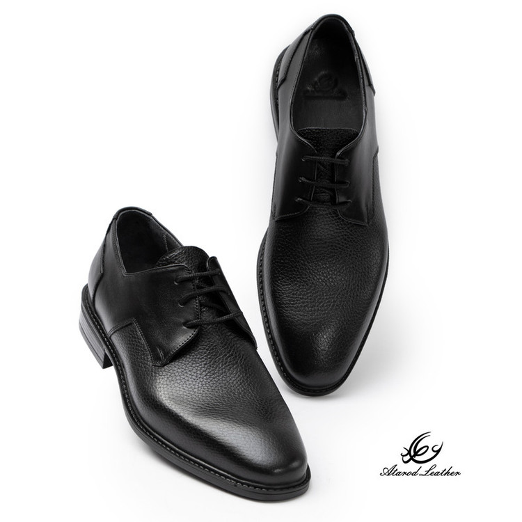 کفش رسمی مردانه چرم عطارد مدل چرم طبیعی کد SH350