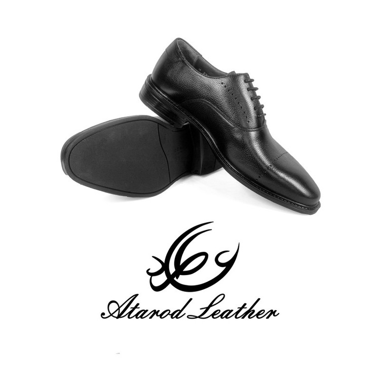 کفش مردانه چرم عطارد مدل چرم طبیعی کد SH249