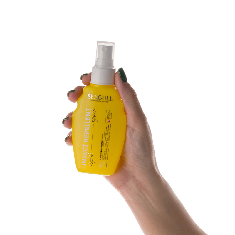 اسپری بدن ضد حشره سیگل مدل Heal-Pro حجم 100 میلیلیتر مناسب انواع پوست، حاوی اسید آمینه بتاآلامین، ضد اگزما، ضد ورم و ...