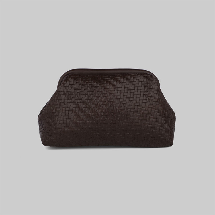 کیف زنانه رودوشی کلاچ چرم مصنوعی بند زنجیری مادامرا مدل 8902714040575