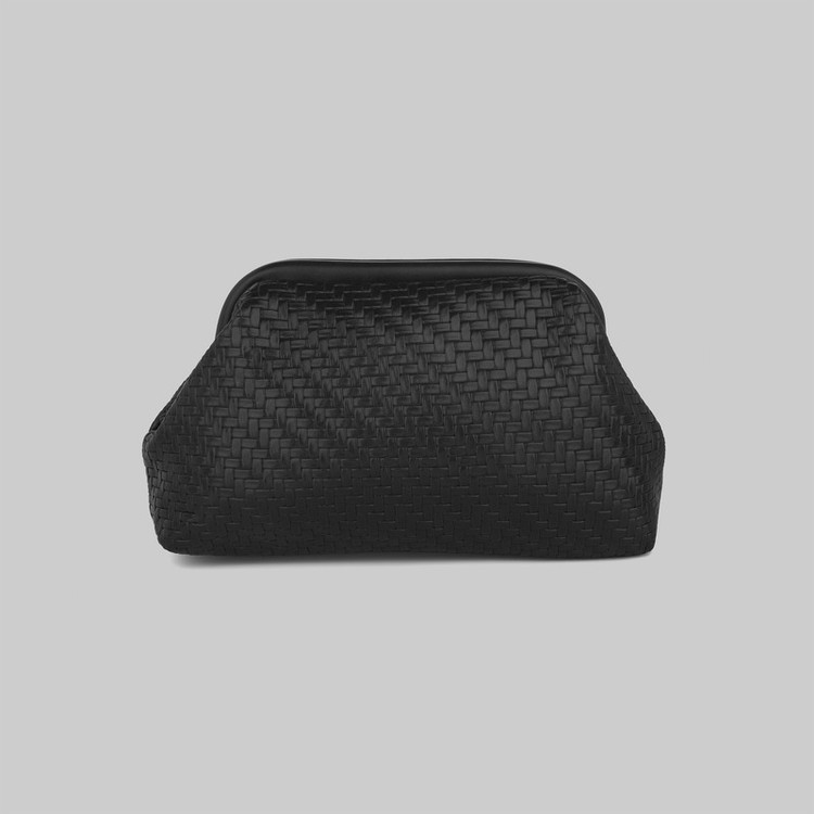 کیف زنانه رودوشی کلاچ چرم مصنوعی بند زنجیری مادامرا مدل 8902714040575