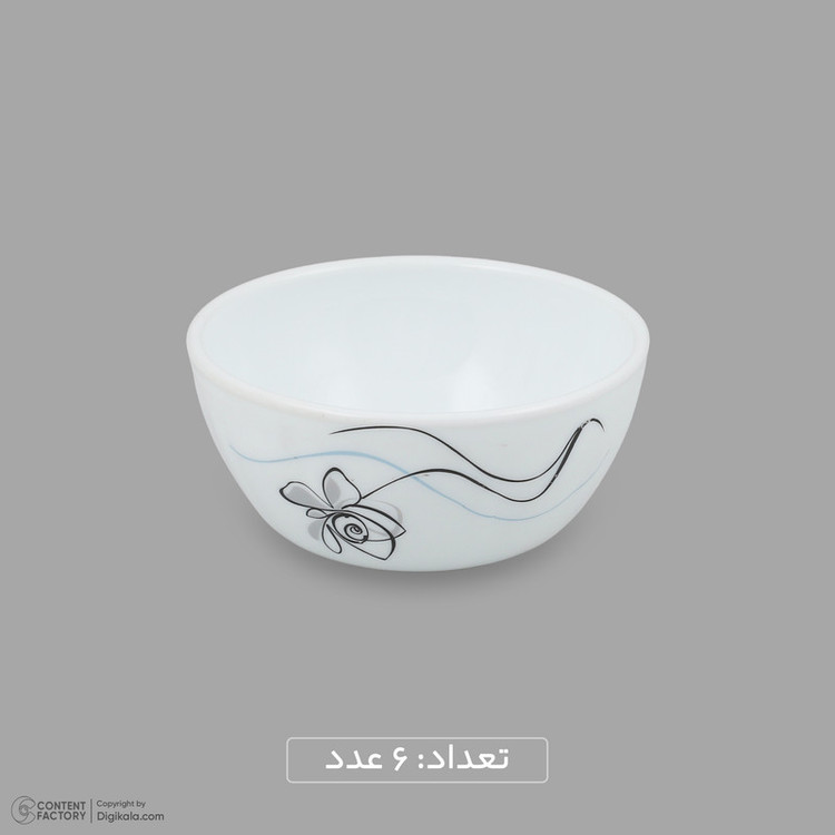 سرویس غذاخوری اوپال 25 پارچه 6 نفره گلدن اوپال مدل فلور