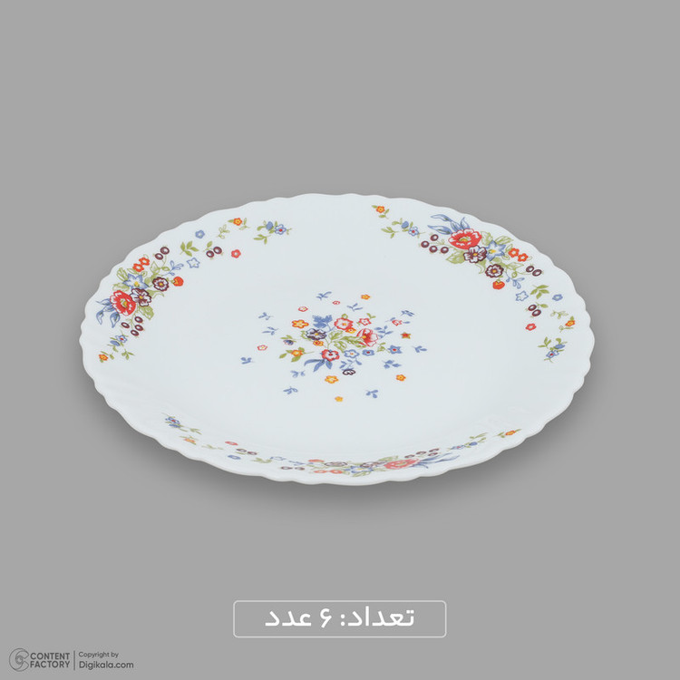 سرویس غذاخوری اوپال 25 پارچه 6 نفره گلدن اوپال مدل ویکتوریا
