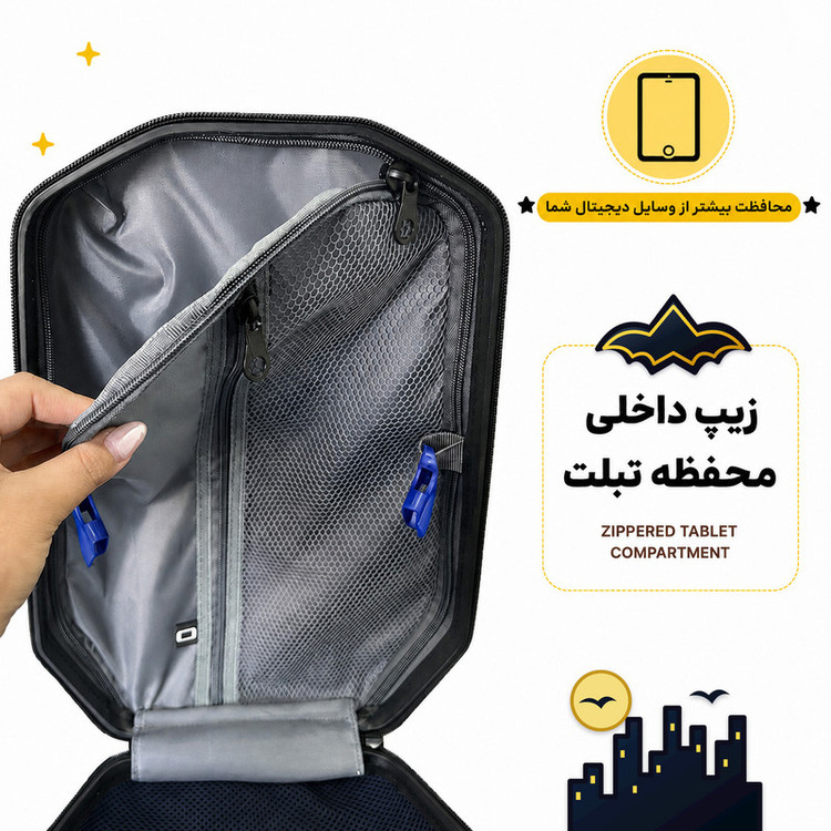 کوله پشتی مدرسه مارینوکس مارول مدل Batman