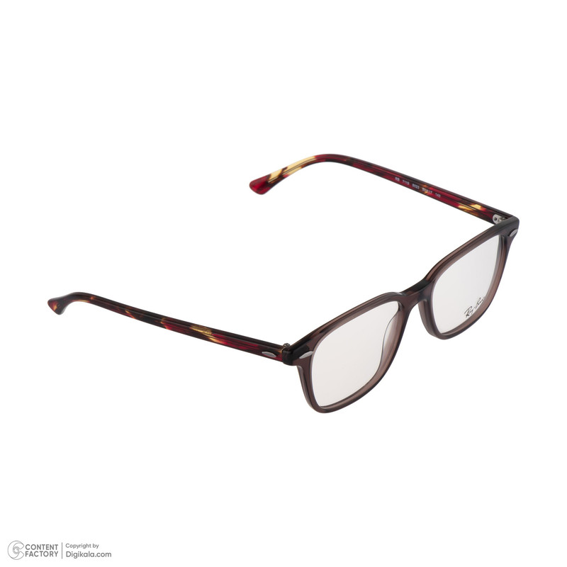 فریم عینک طبی ویفرر Wayfarer ری بن مدل 0RX7119-8023 مناسب برای صورت مربع، مستطیل، قلب و بیضی