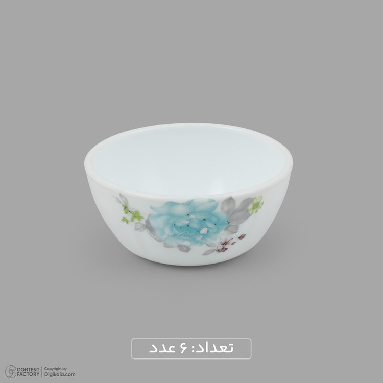 سرویس غذاخوری اوپال 25 پارچه 6 نفره گلدن اوپال مدل مهسان