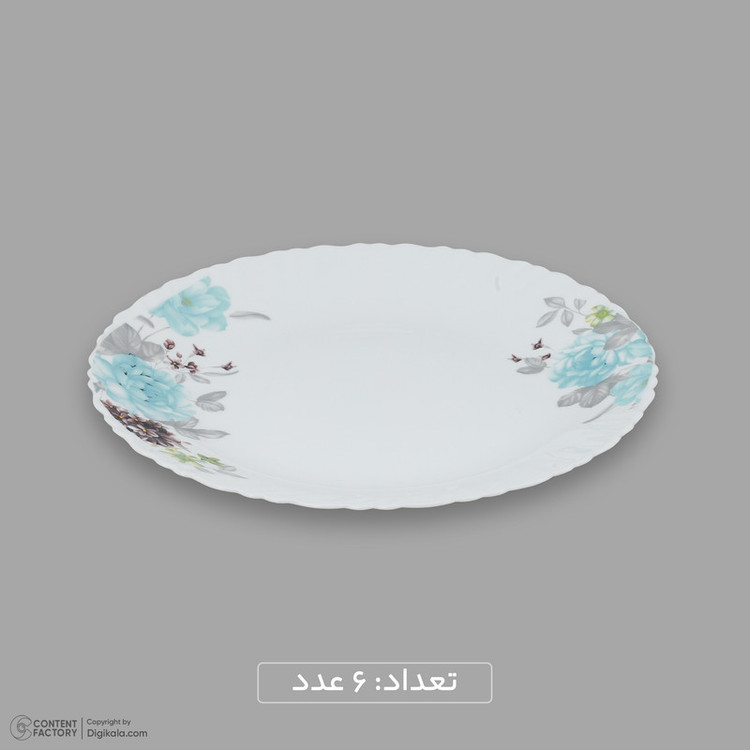 سرویس غذاخوری اوپال 25 پارچه 6 نفره گلدن اوپال مدل مهسان