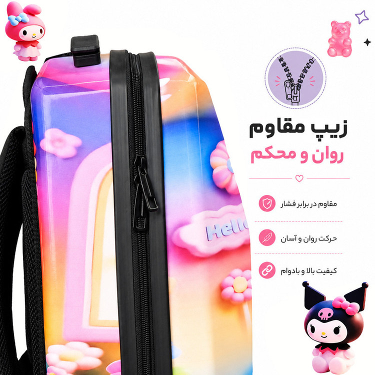 کوله پشتی مدرسه مارینوکس مارول مدل Kuromi