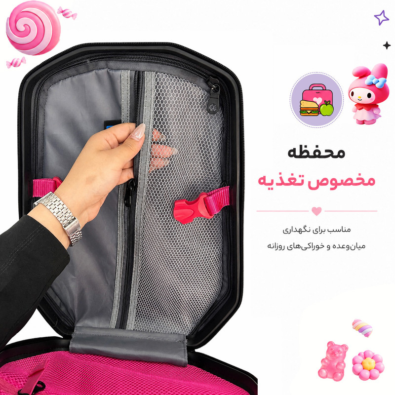 کوله پشتی مدرسه مارینوکس مارول مدل Kuromi