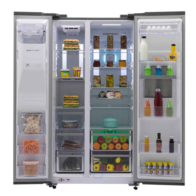 یخچال فریزر ساید بای ساید 27 فوت اسنوا مدل S1Di-S110