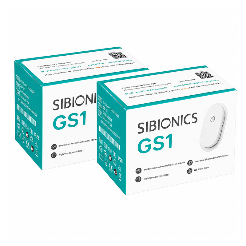 سنسور تست قند خون سایبایونیکس مدل GS1 بسته 2 عددی