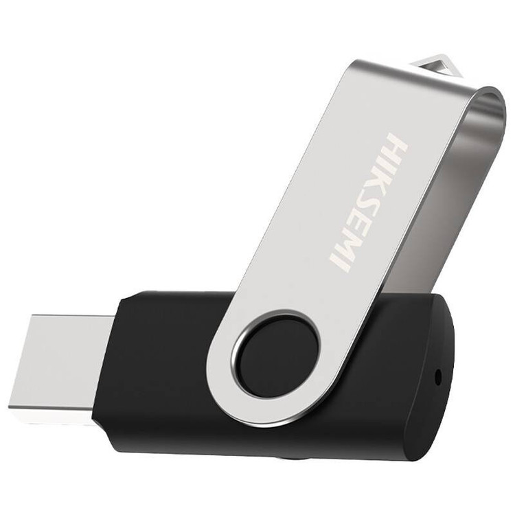 فلش مموری چرخشی 64 گیگابایت هایک سمی مدل HS-USB-M200S با رابط USB 3.0، مقاوم در برابر ضربه و سازگار با ویندوز، لینوکس...