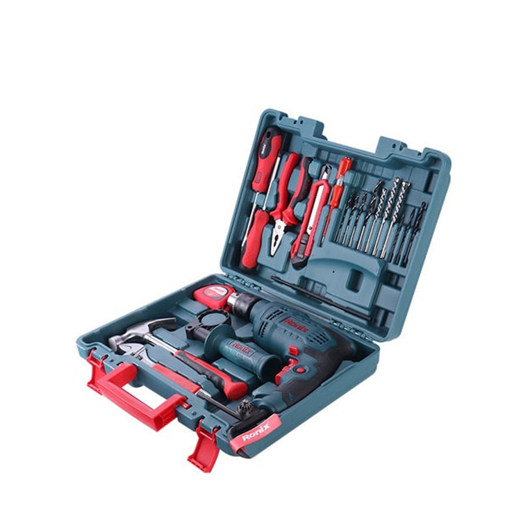 کیت دریل برقی چکشی رونیکس مدل RS0001