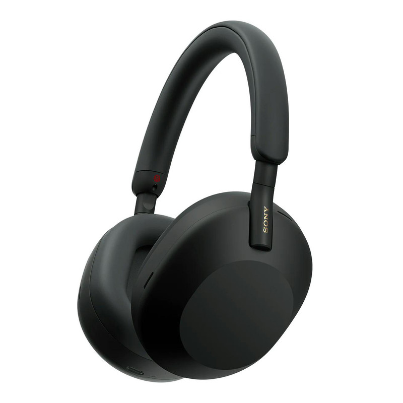 هدفون بیسیم سونی مدل WH-1000XM5 با نویز کنسلینگ فعال ANC، درگاه شارژ USB Type-C، دارای 4 میکروفون با فناوری Beamformi...