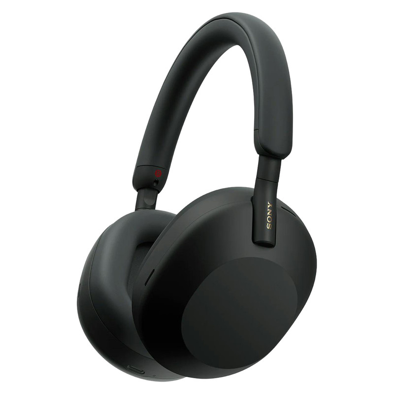 هدفون بیسیم سونی مدل WH-1000XM5 با نویز کنسلینگ فعال ANC، درگاه شارژ USB Type-C، دارای 4 میکروفون با فناوری Beamformi...
