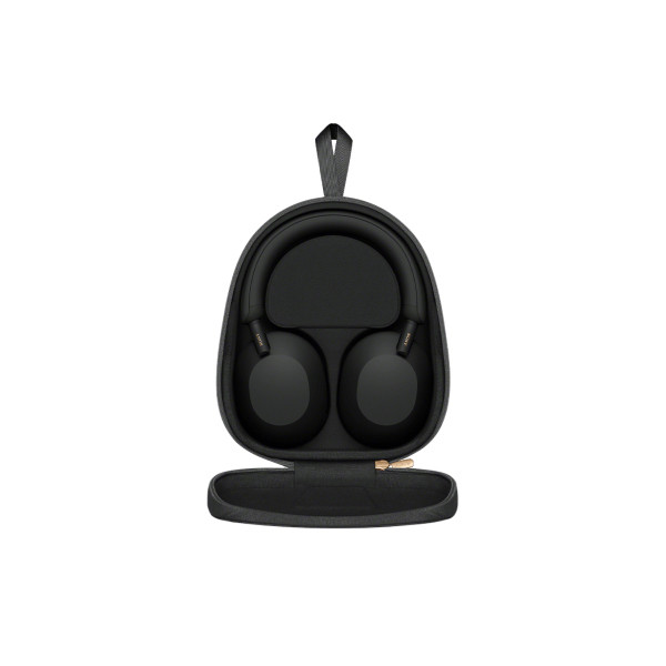 هدفون بیسیم سونی مدل WH-1000XM5 با نویز کنسلینگ فعال ANC، درگاه شارژ USB Type-C، دارای 4 میکروفون با فناوری Beamformi...