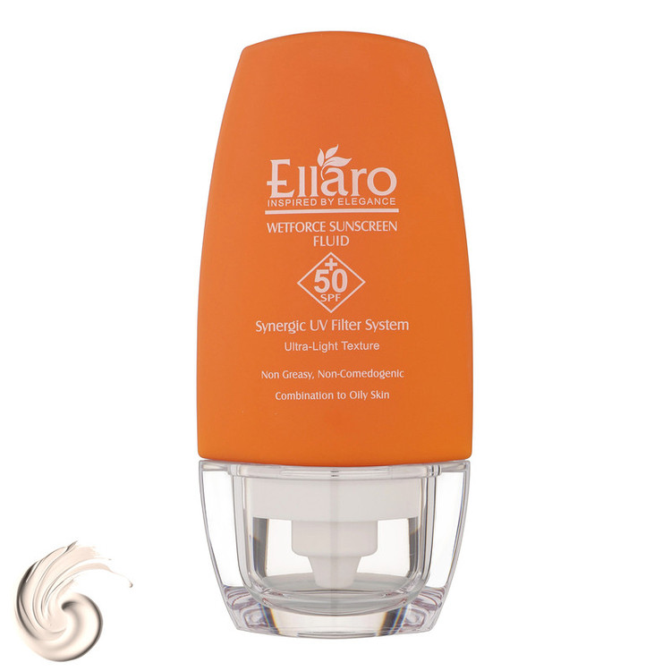 فلوئید ضد آفتاب بدون رنگ الارو SPF50 مدل Ultra Light تحت لیسانس محافظ UVA ،UVB، مرطوبکننده مناسب پوستهای چرب و مختلط ...