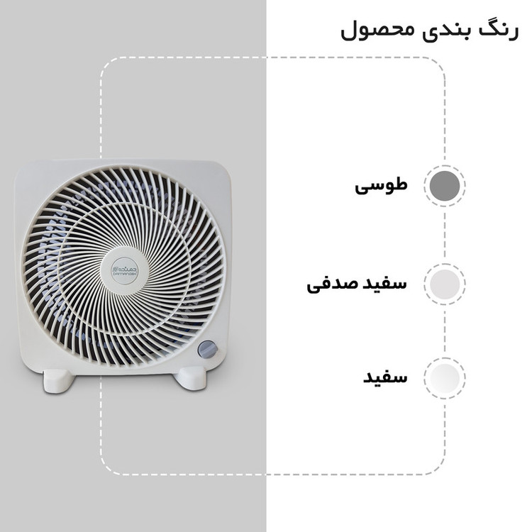 پنکه رومیزی دمنده مدل FTF-25H2S
