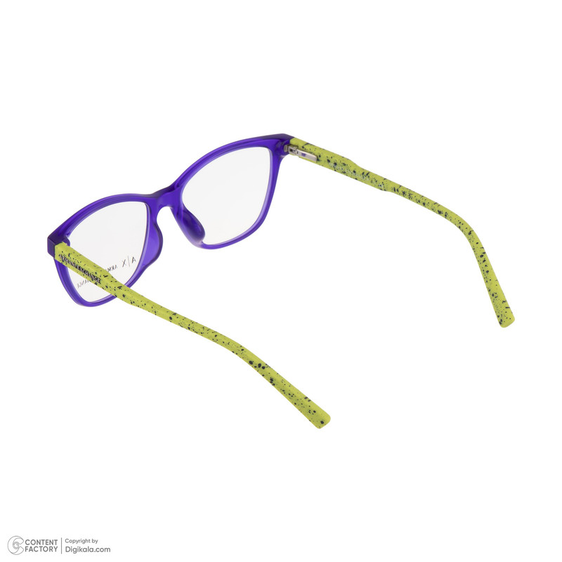 فریم عینک طبی ویفرر Wayfarer زنانه آرمانی اکسچنج مدل 0AX3044F-8222 مناسب برای صورت بیضی، قلب و گرد