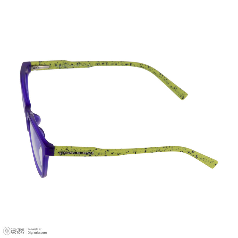 فریم عینک طبی ویفرر Wayfarer زنانه آرمانی اکسچنج مدل 0AX3044F-8222 مناسب برای صورت بیضی، قلب و گرد