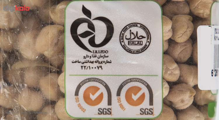 نخود گلستان مقدار 900 گرم
