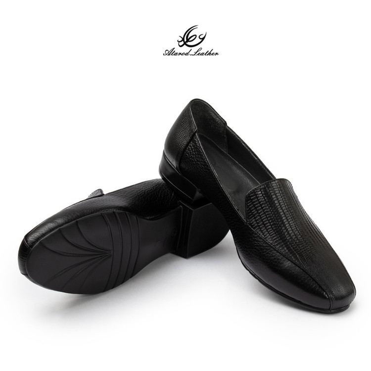 کفش زنانه چرم عطارد مدل چرم طبیعی کد SH341