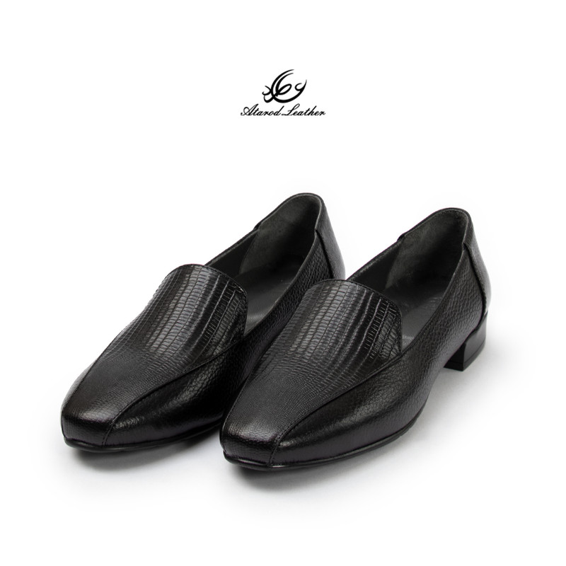 کفش زنانه چرم عطارد مدل چرم طبیعی کد SH341