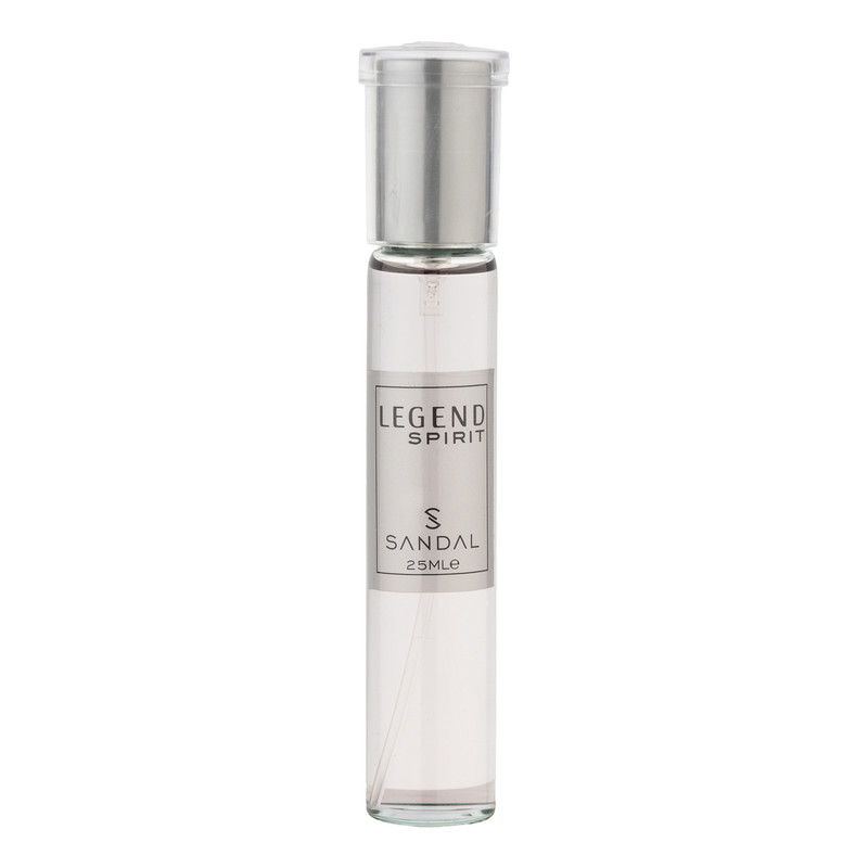 عطر جیبی مردانه صندل مدل LEGEND SPIRIT با رایحه شیرین و تند حجم 25 میلیلیتر