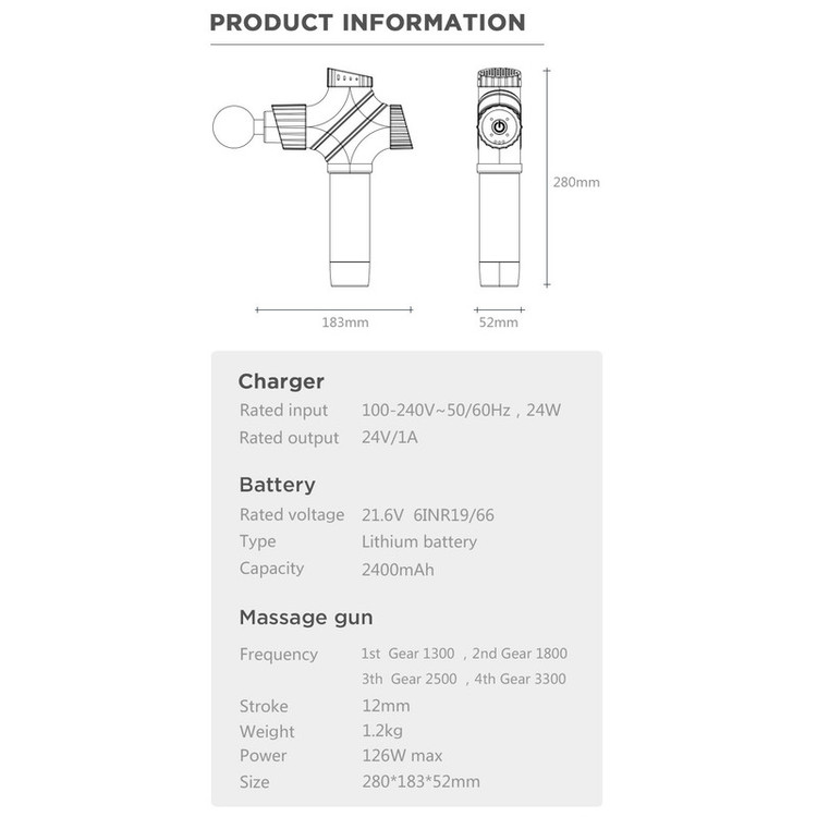 ماساژور برقی بوستر مدل A2-Pro