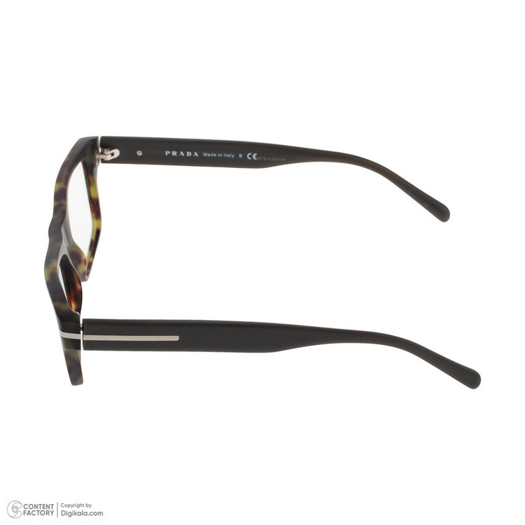 فریم عینک طبی ویفرر Wayfarer مردانه پرادا مدل 0PR-18RV-NAJ1O1 مناسب برای صورت مستطیل، مربع، قلب و بیضی