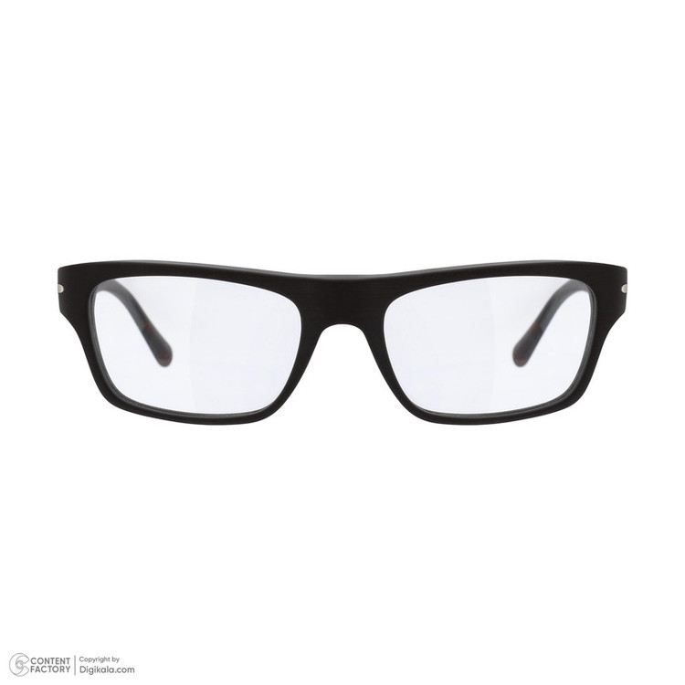 فریم عینک طبی ویفرر Wayfarer مردانه پرادا مدل 0PR 18RV-TV61O1 مناسب برای صورت مستطیل، مربع، مثلث، لوزی، گرد، قلب، بیضی