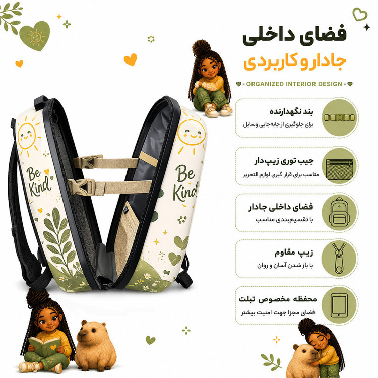 کوله پشتی مدرسه مارینوکس مارول مدل Girl