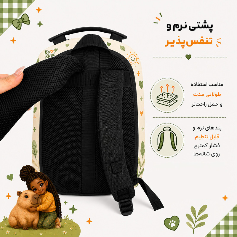 کوله پشتی مدرسه مارینوکس مارول مدل Girl