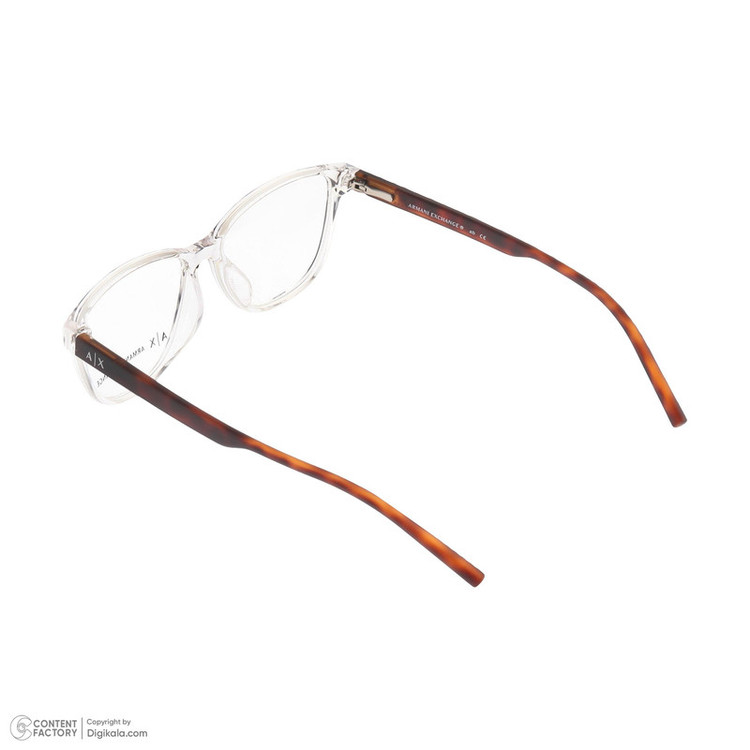فریم عینک طبی گربه ای زنانه آرمانی اکسچنج مدل 0AX3047F-8235-54 مناسب برای صورت مستطیل، مربع و لوزی