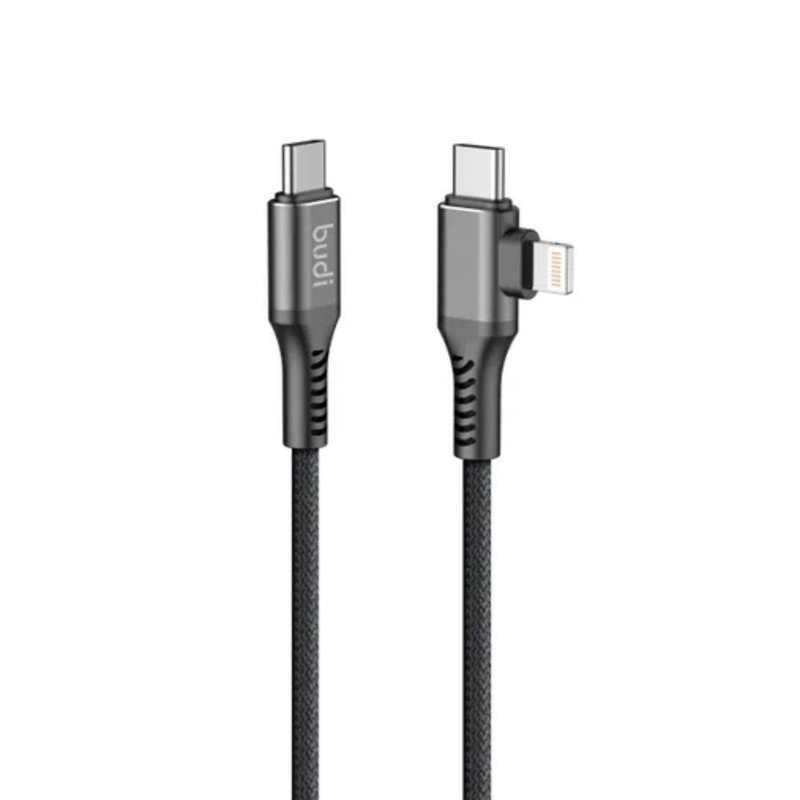 کابل تبدیل USB-C به USB-Cلایتنینگ بودی مدل DC253TTL12B طول 1.2 متر