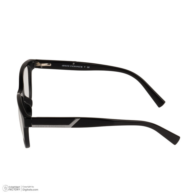 فریم عینک طبی ویفرر Wayfarer آرمانی اکسچنج مدل 0AX3032F-8158-53 مناسب برای صورت بیضی، قلب، مستطیل و مربع