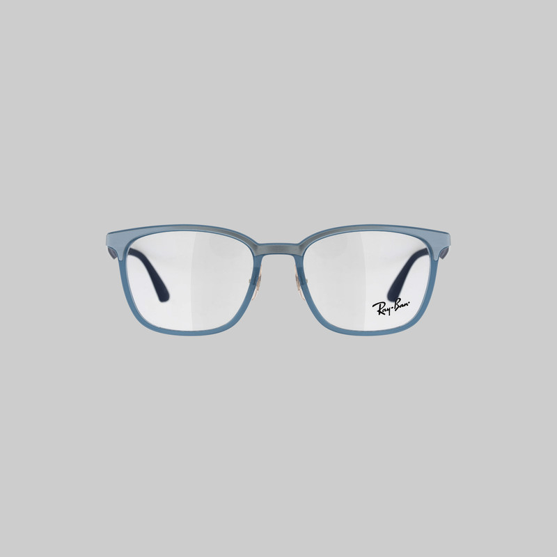 فریم عینک طبی ویفرر Wayfarer ری بن مدل 0RX7117-8019 مناسب برای صورت مربع، مستطیل و لوزی